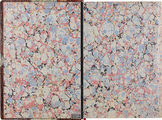 [Переплет А.П. Петцмана]. Мятлев И. Сенсации и замечания госпожи Курдюковой за границей, дан л'этранже / С рис. В.Ф. Тимма. [В 2 т. Т. 2]. СПб.: Изд. А.С. Суворина, 1904.